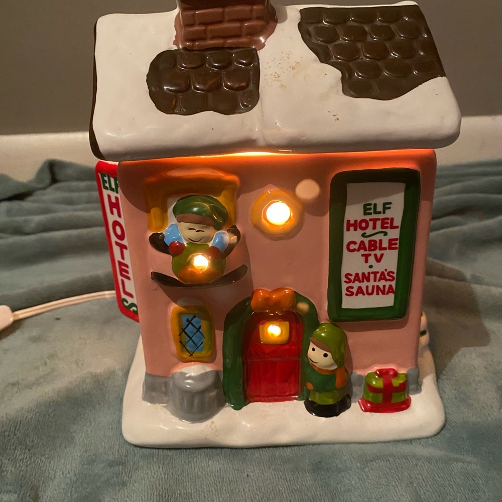 Christmas village house